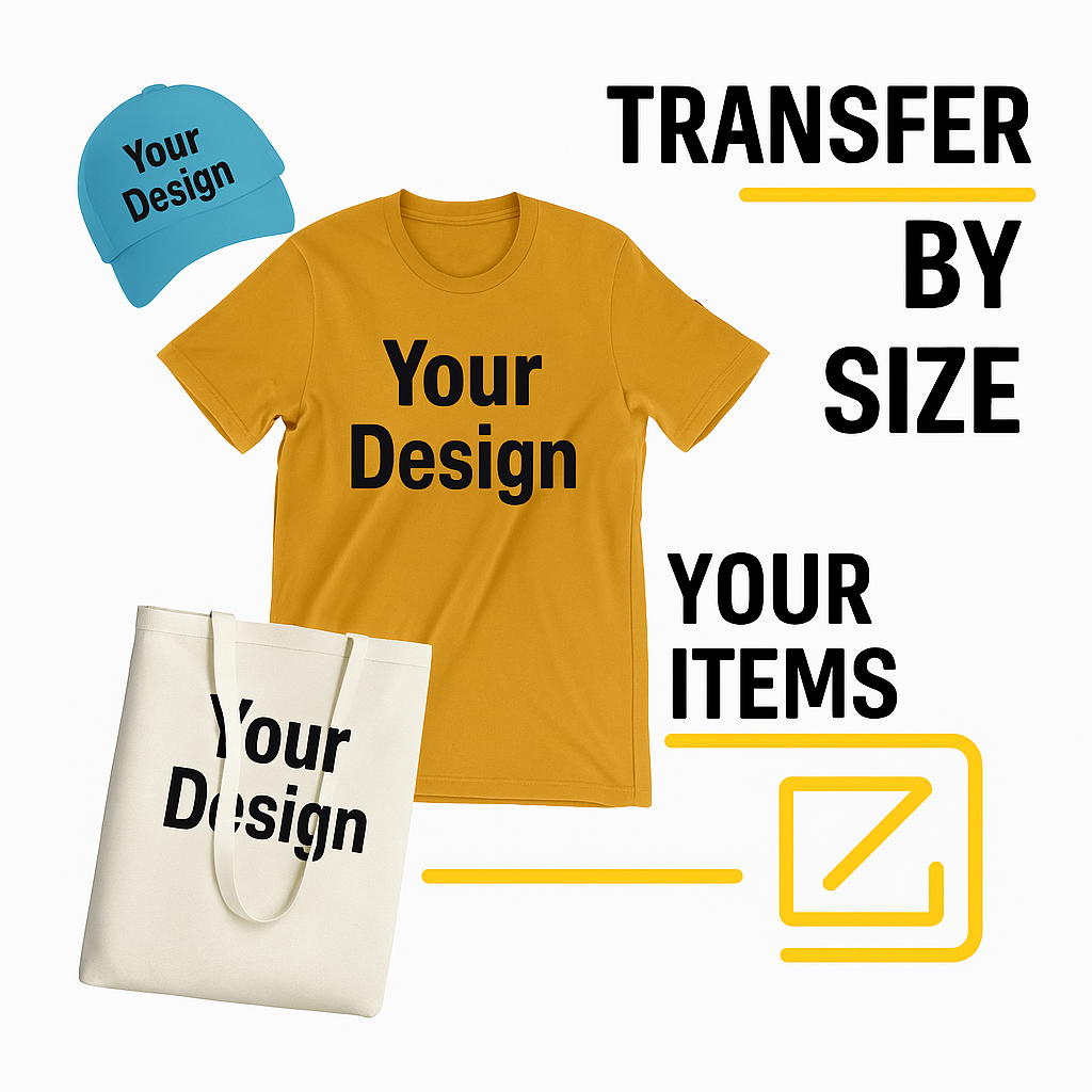 DTF Transfers by Size